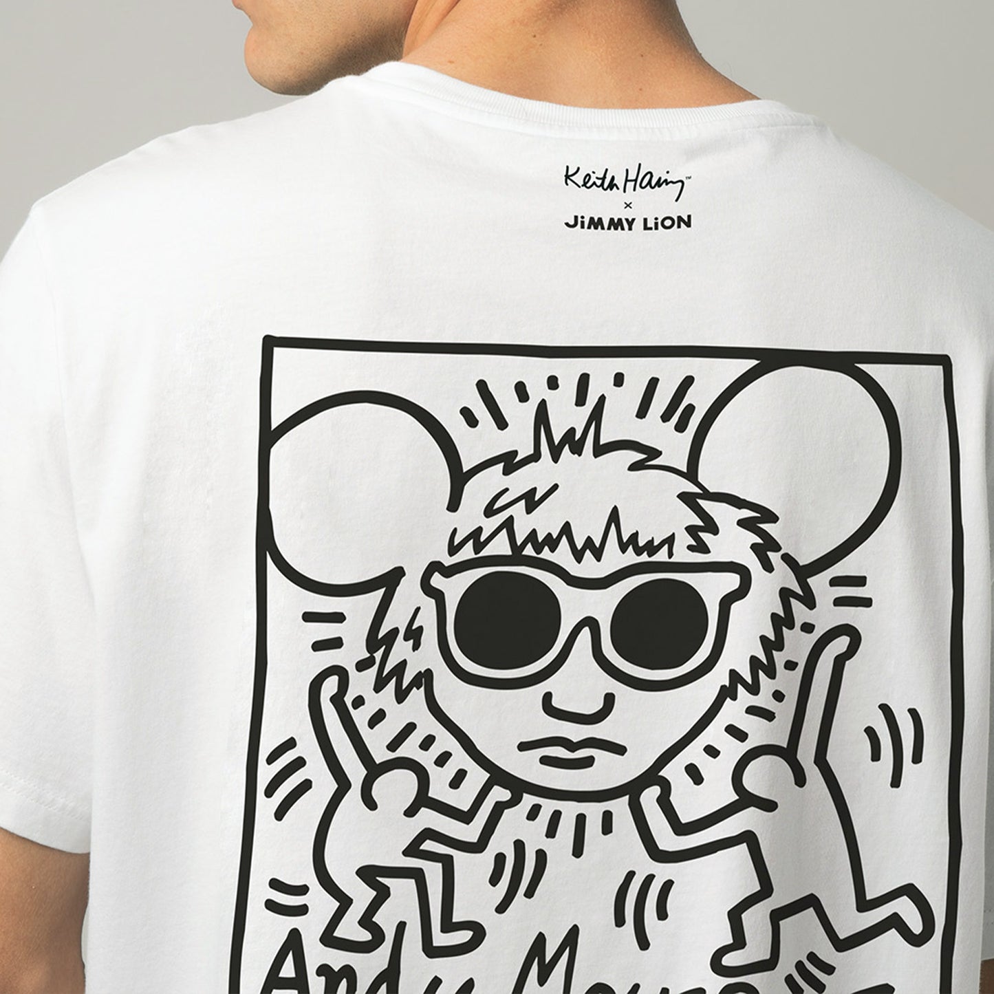 Keith Haring Andy Mouse Tee - White