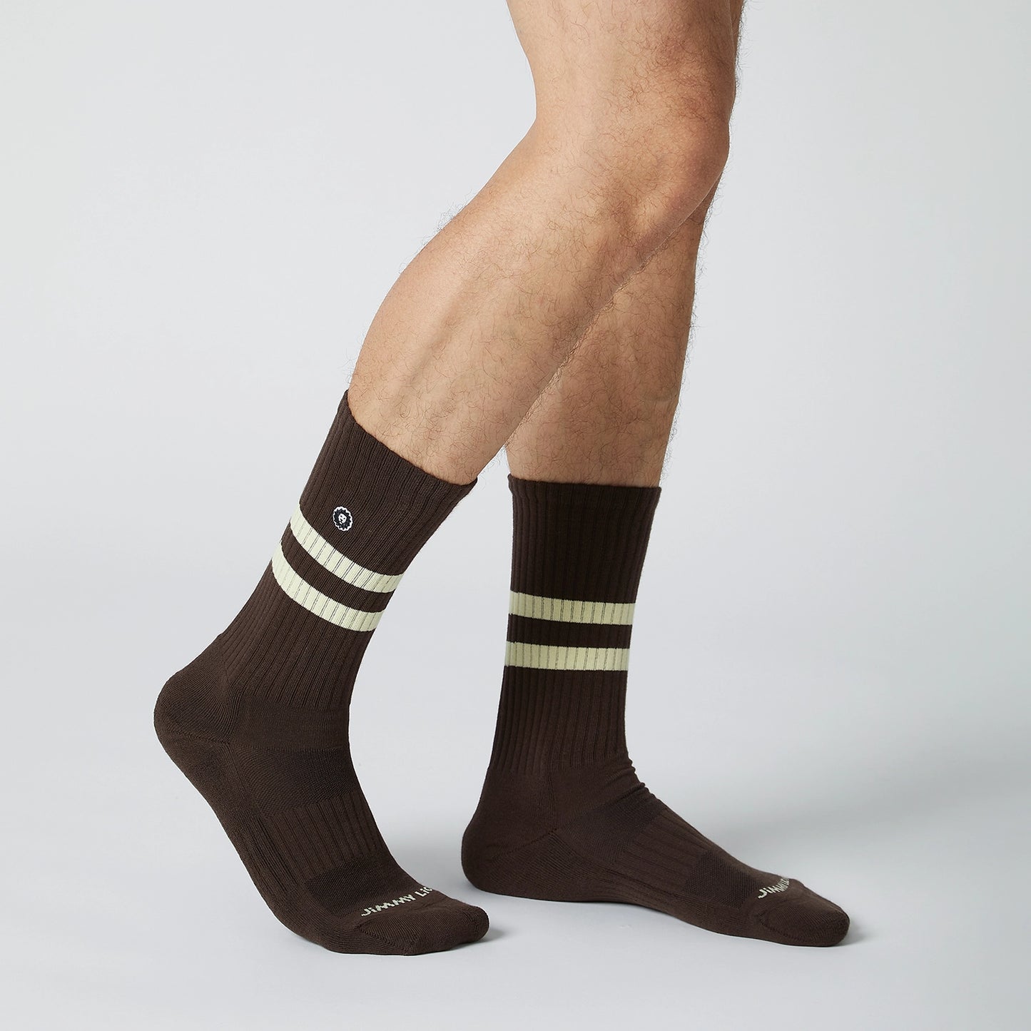 Athletic Essentials Stripes - Espresso Brown