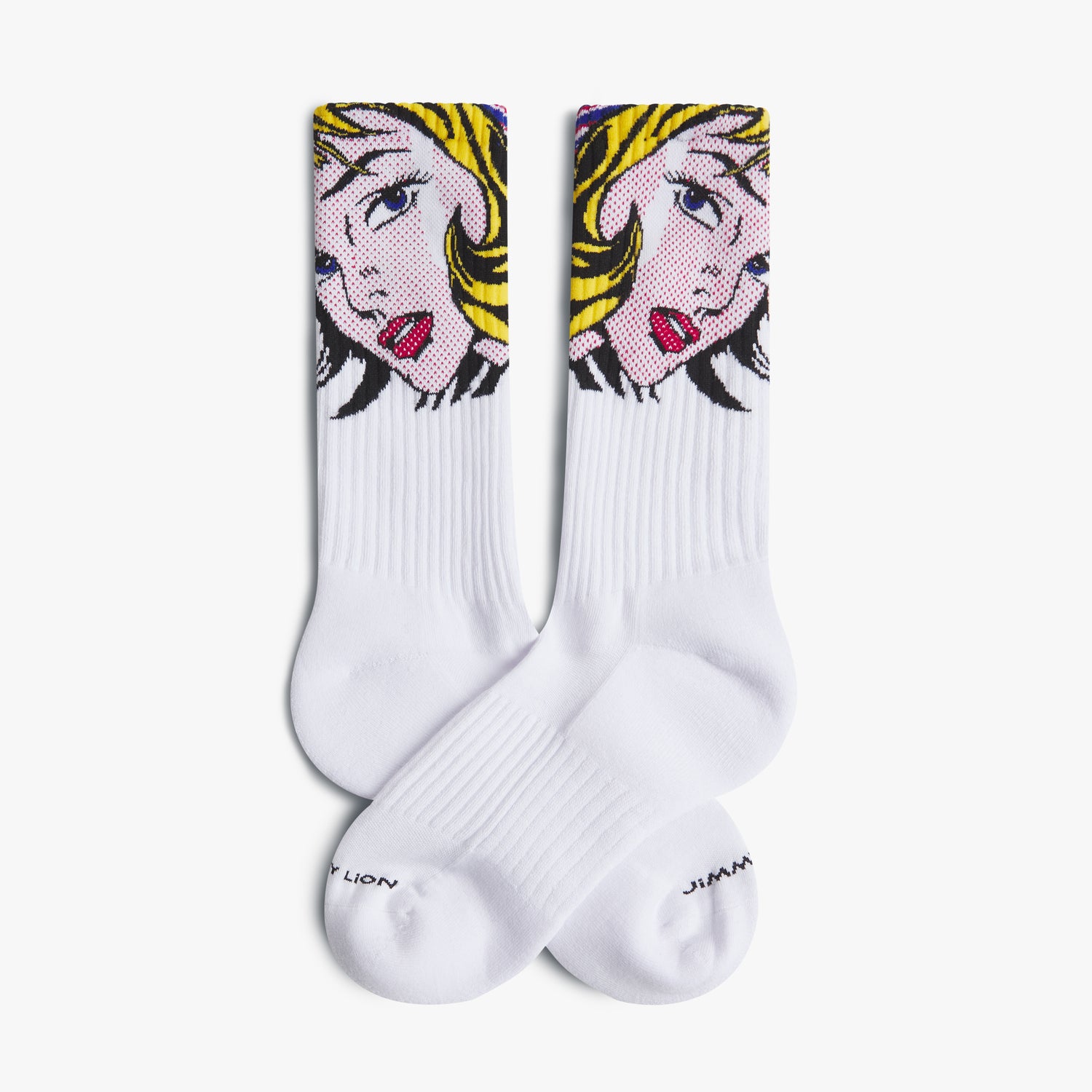 Athletic Roy Lichtenstein Girl With Hair Ribbon - White