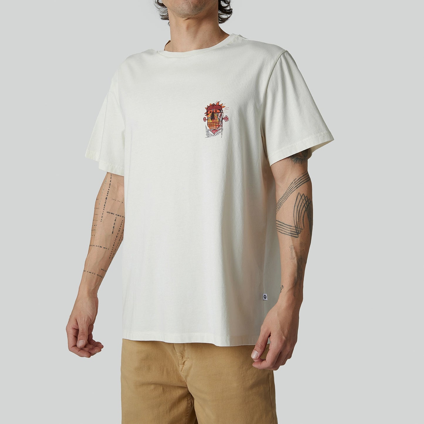 Basquiat Heads 1982 Tee - Beige