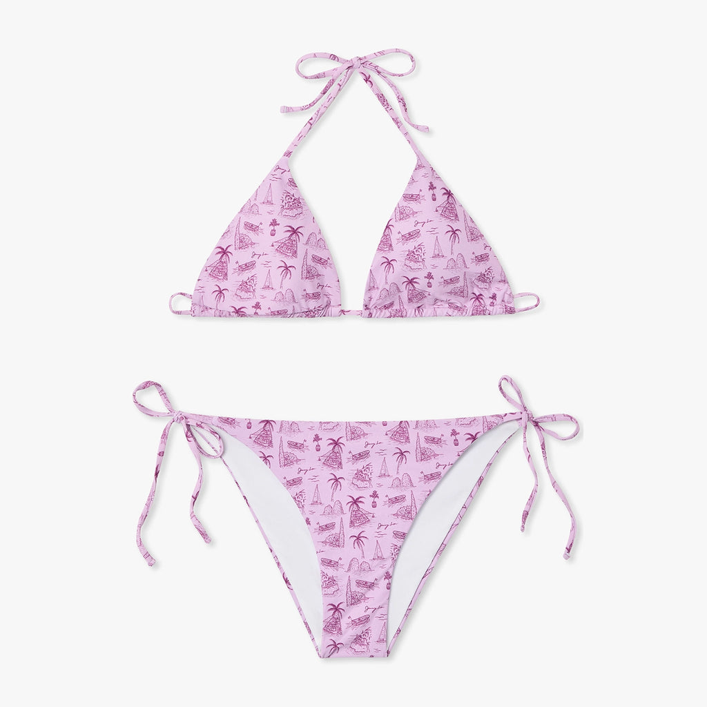 Island Bikini Top - Pink