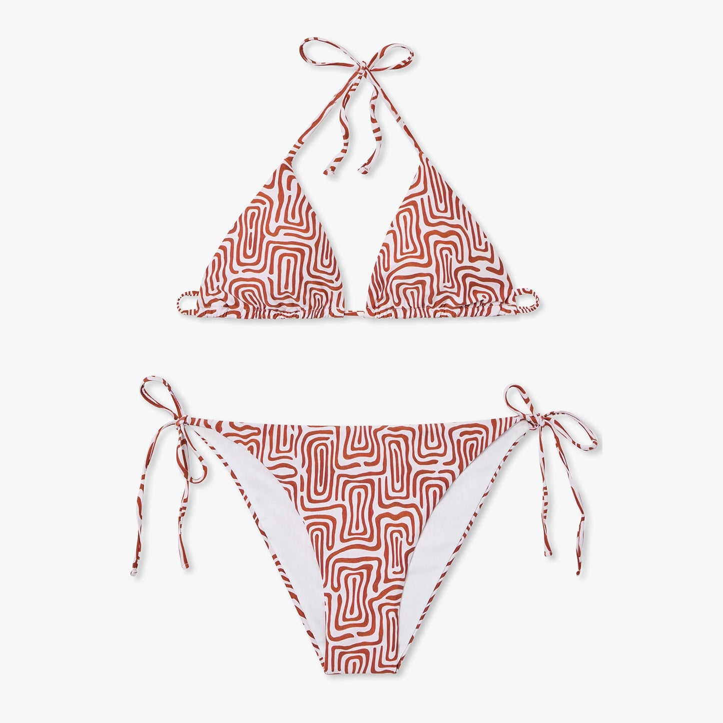 Labyrinth Bikini Bottom - Beige