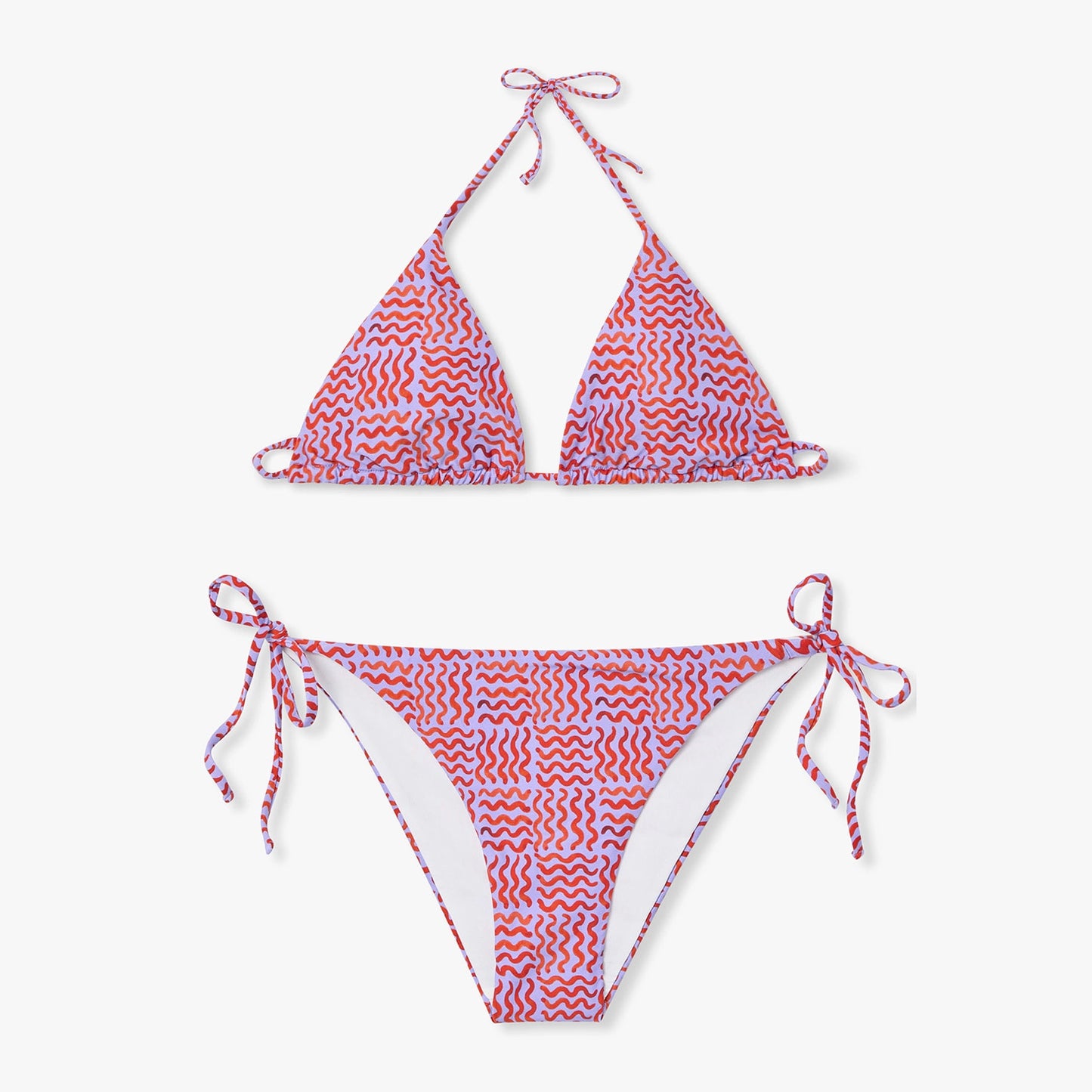 Waves Bikini Top - Violet