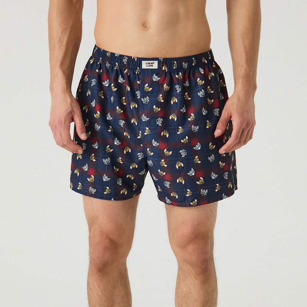 Tom and Jerry Boxer Shorts - Blue Navy