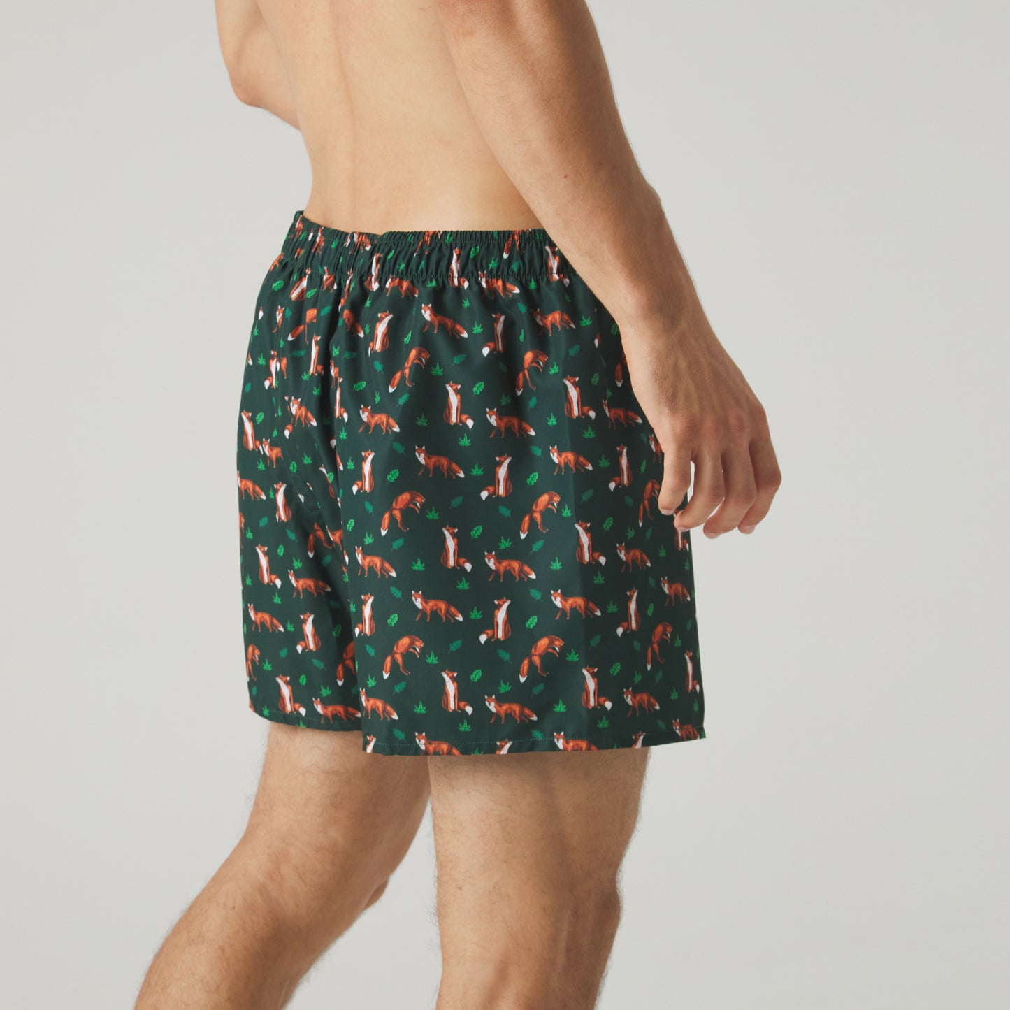 Dusk Fox Boxer Shorts - Green