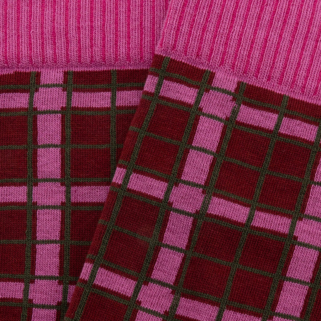 Evelina Kroon Red Pattern - Granet Pink