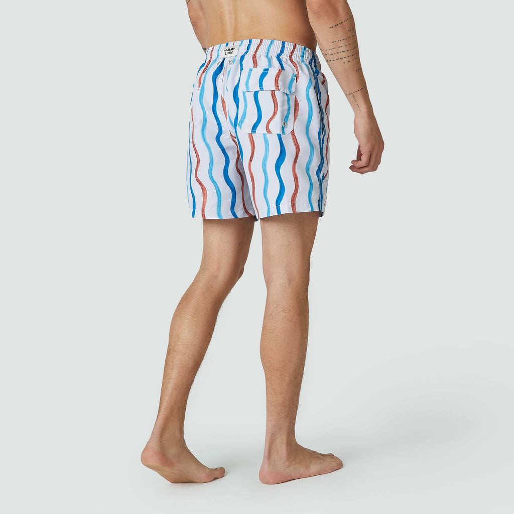 Groove Swim Shorts - Off White