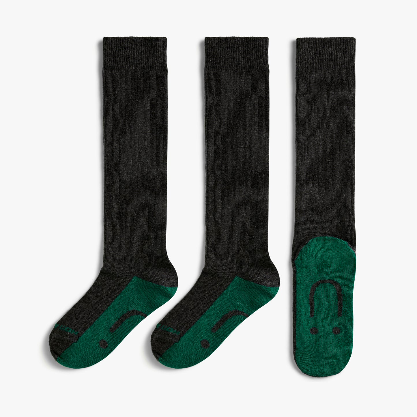 3 x KH Kids School Ribbed - Grey