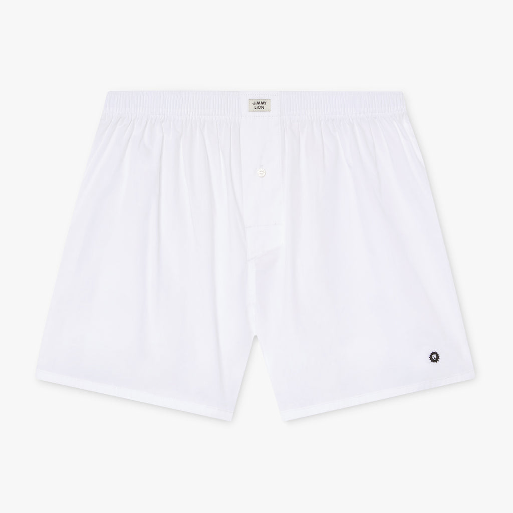 Lion Essentials Boxer Shorts - White