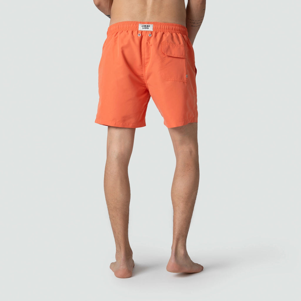 Lion Essentials Swim Shorts - Tiger Orange