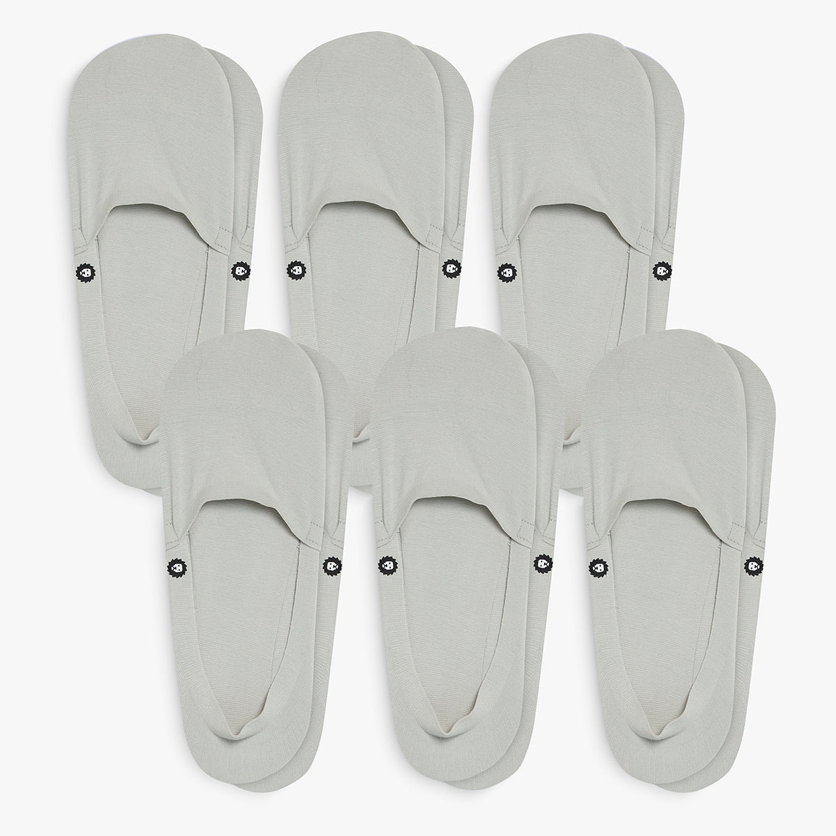 6 x No Show Essentials Second Skin - Grey