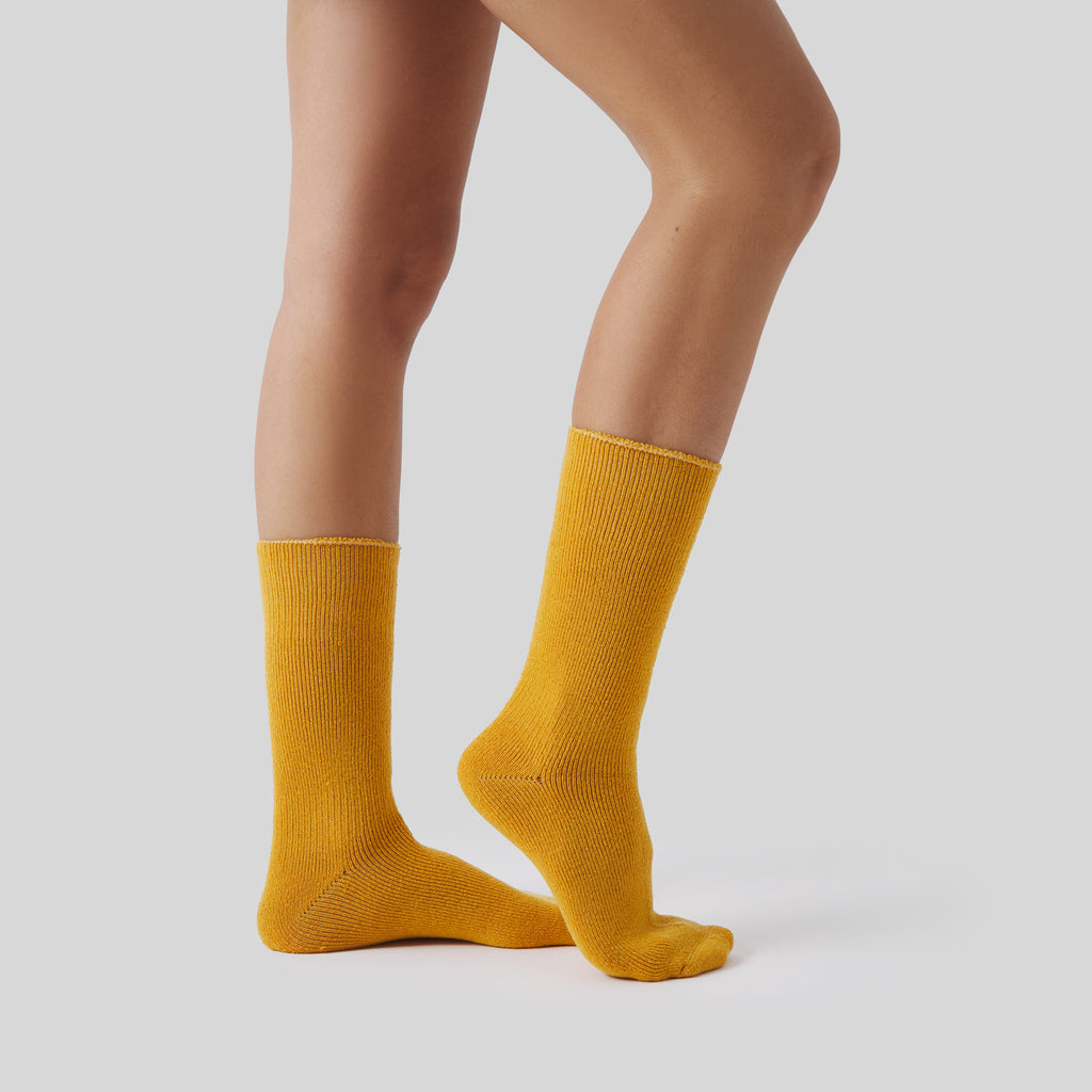 Premium Winter Wool Cash - Mustard Yellow