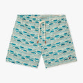 Sea Forms Swim Shorts - Beige