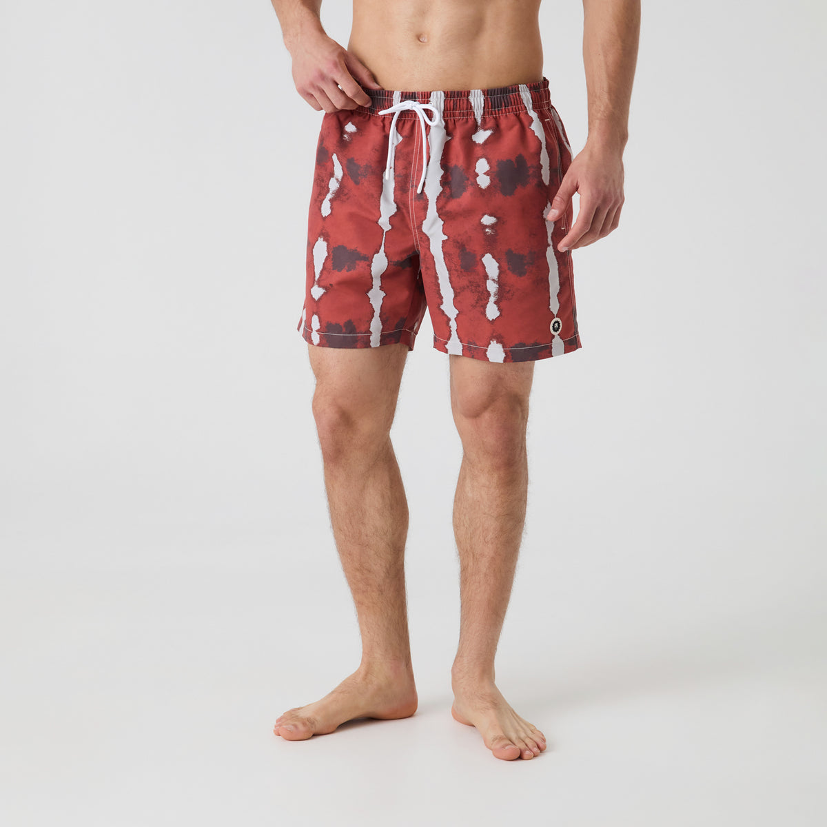 Delta Swim Shorts - Sunset Red
