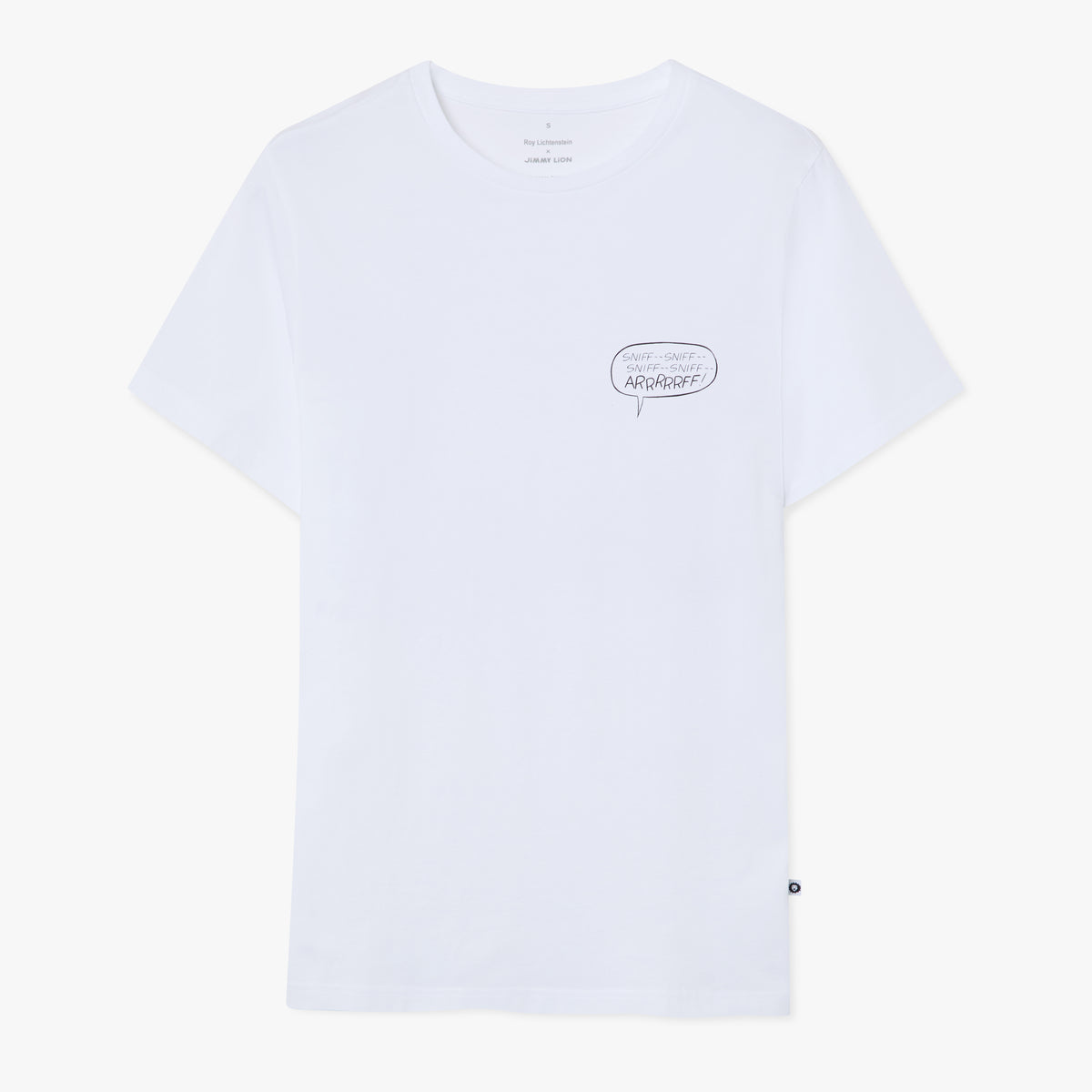 Roy Lichtenstein Arrrrrff Dog Tee - White