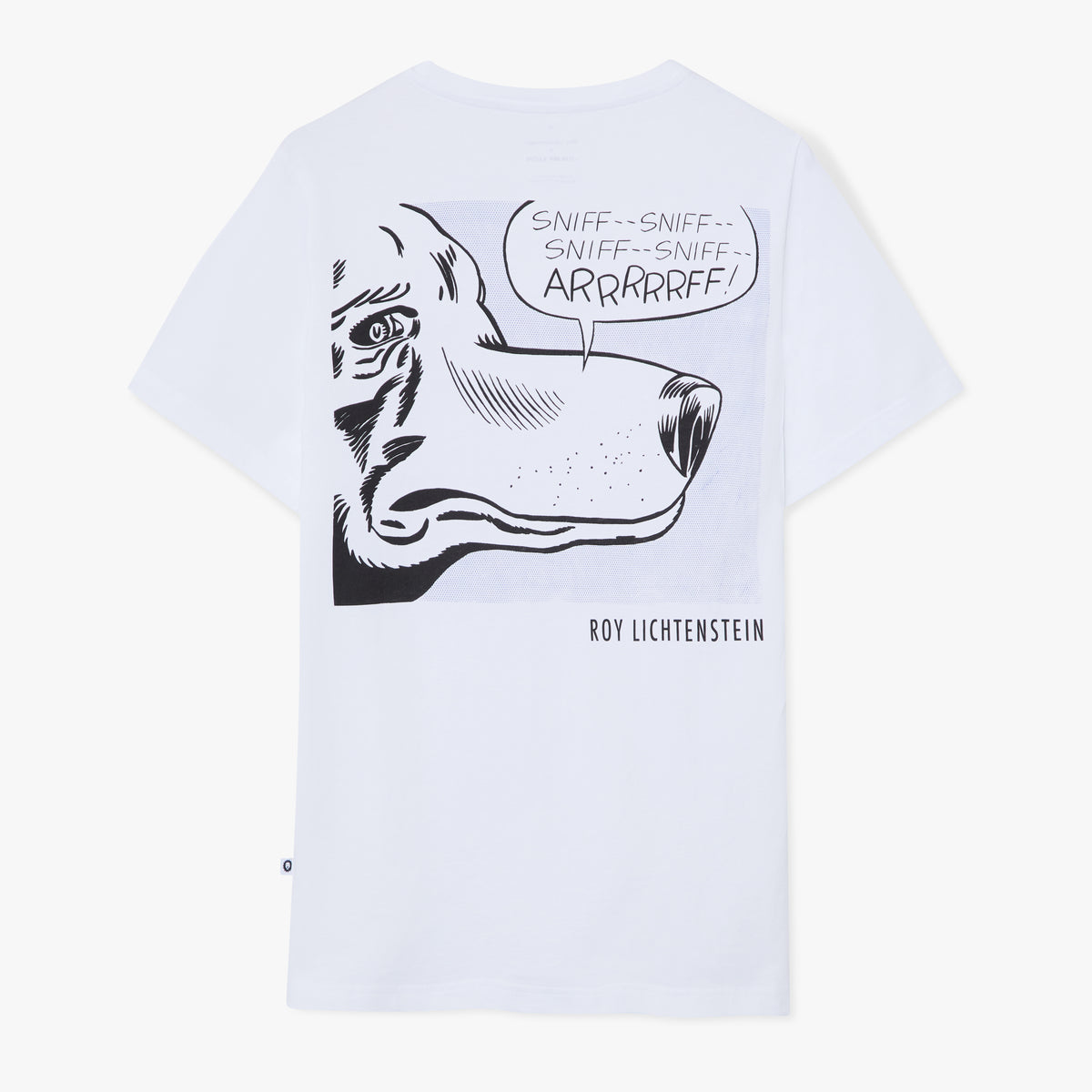 Roy Lichtenstein Arrrrrff Dog Tee - White
