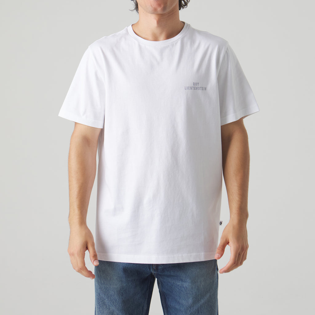 Roy Lichtenstein Girl In Bath Tee - White