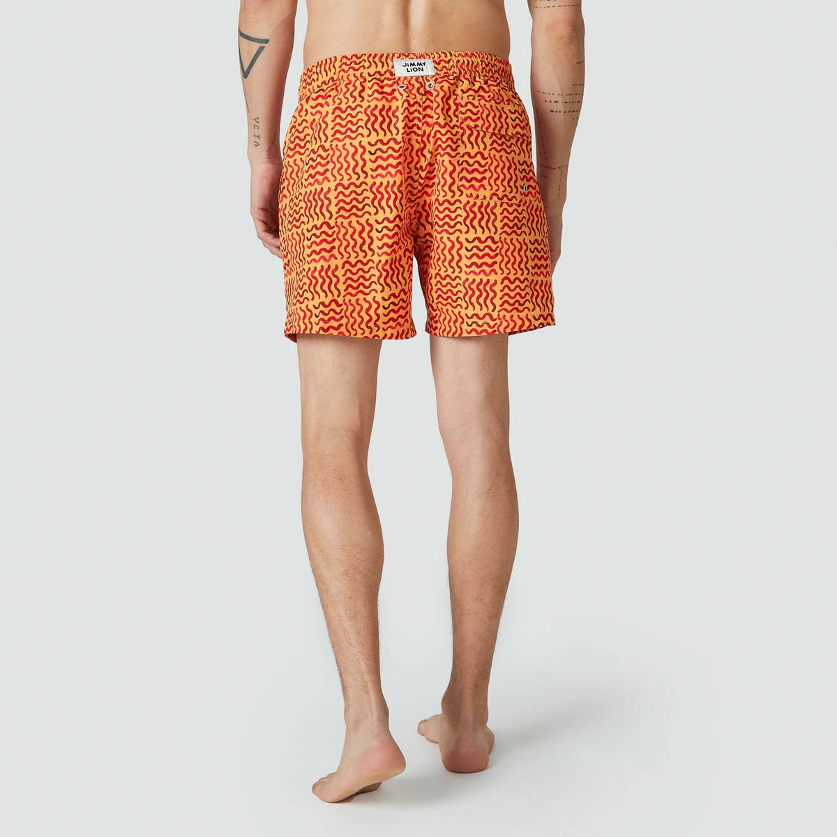 Waves Swim Shorts - Orange