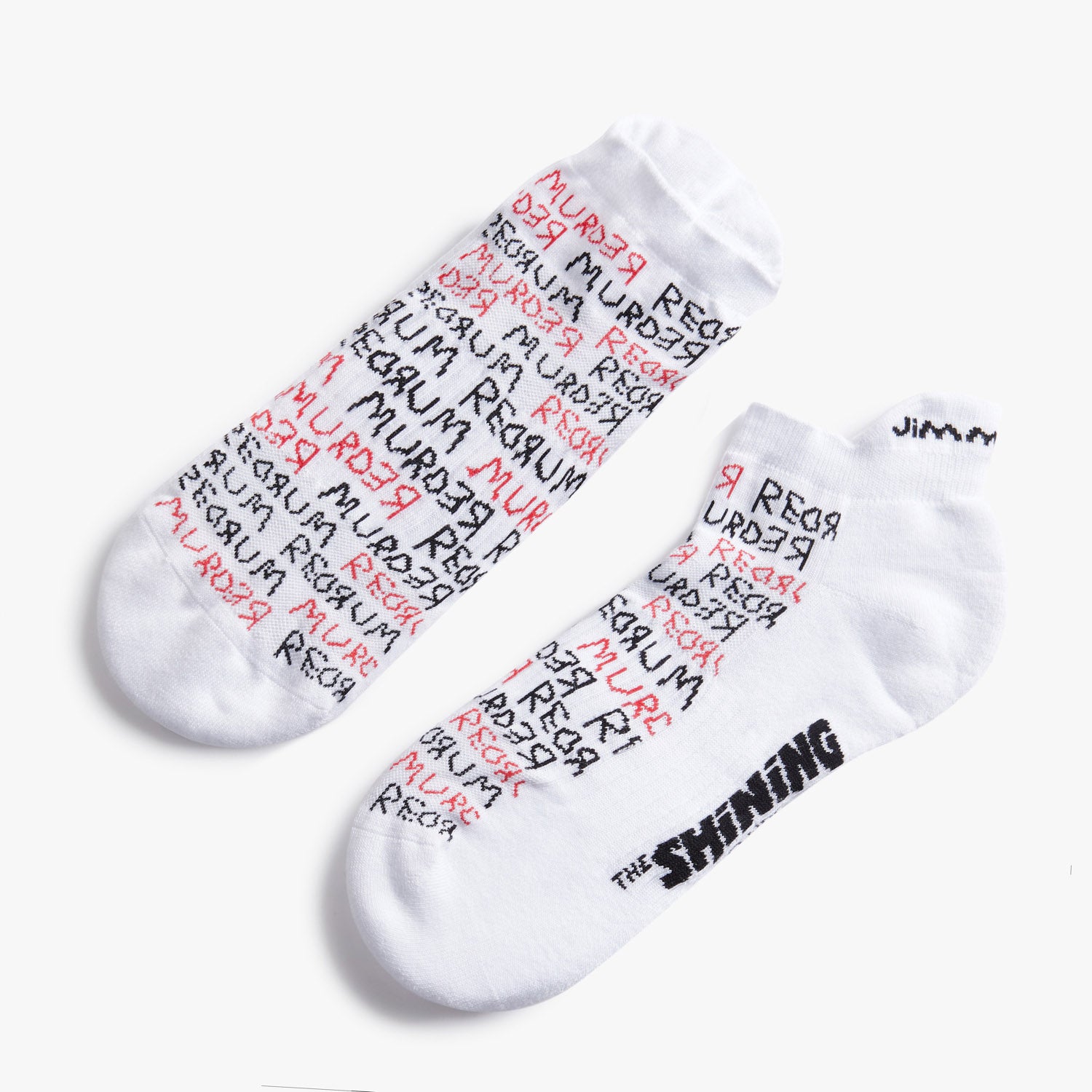 Ankle Athletic The Shinning Redrum - White