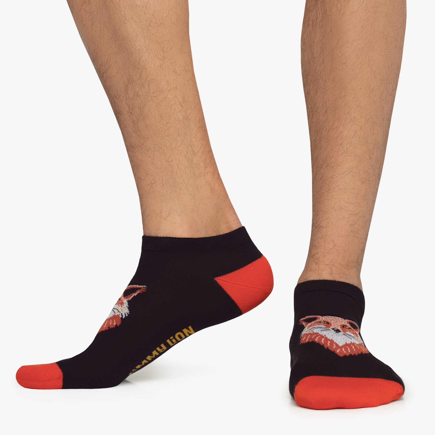 Ankle Fox Head - Black (1)