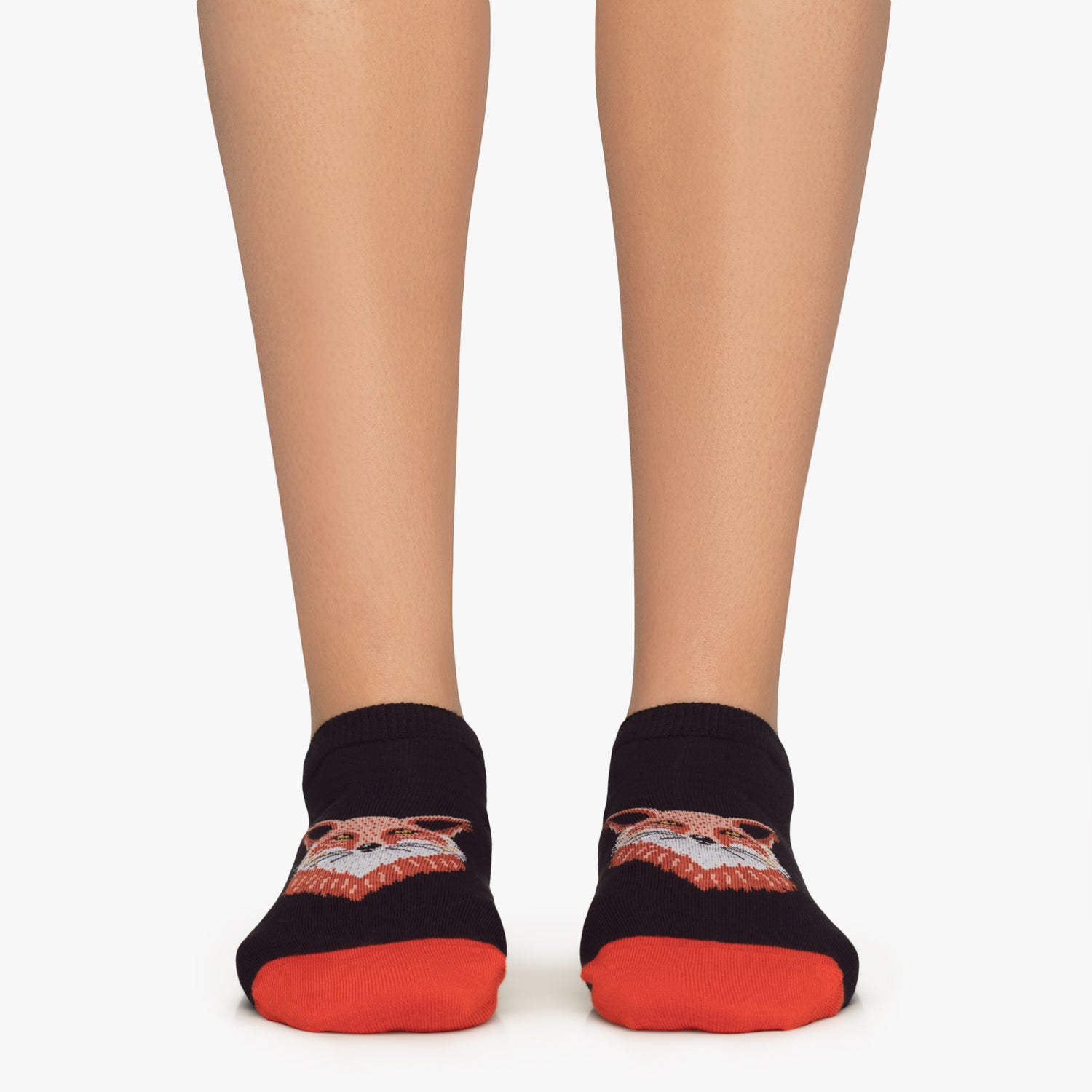 Ankle Fox Head - Black (2)