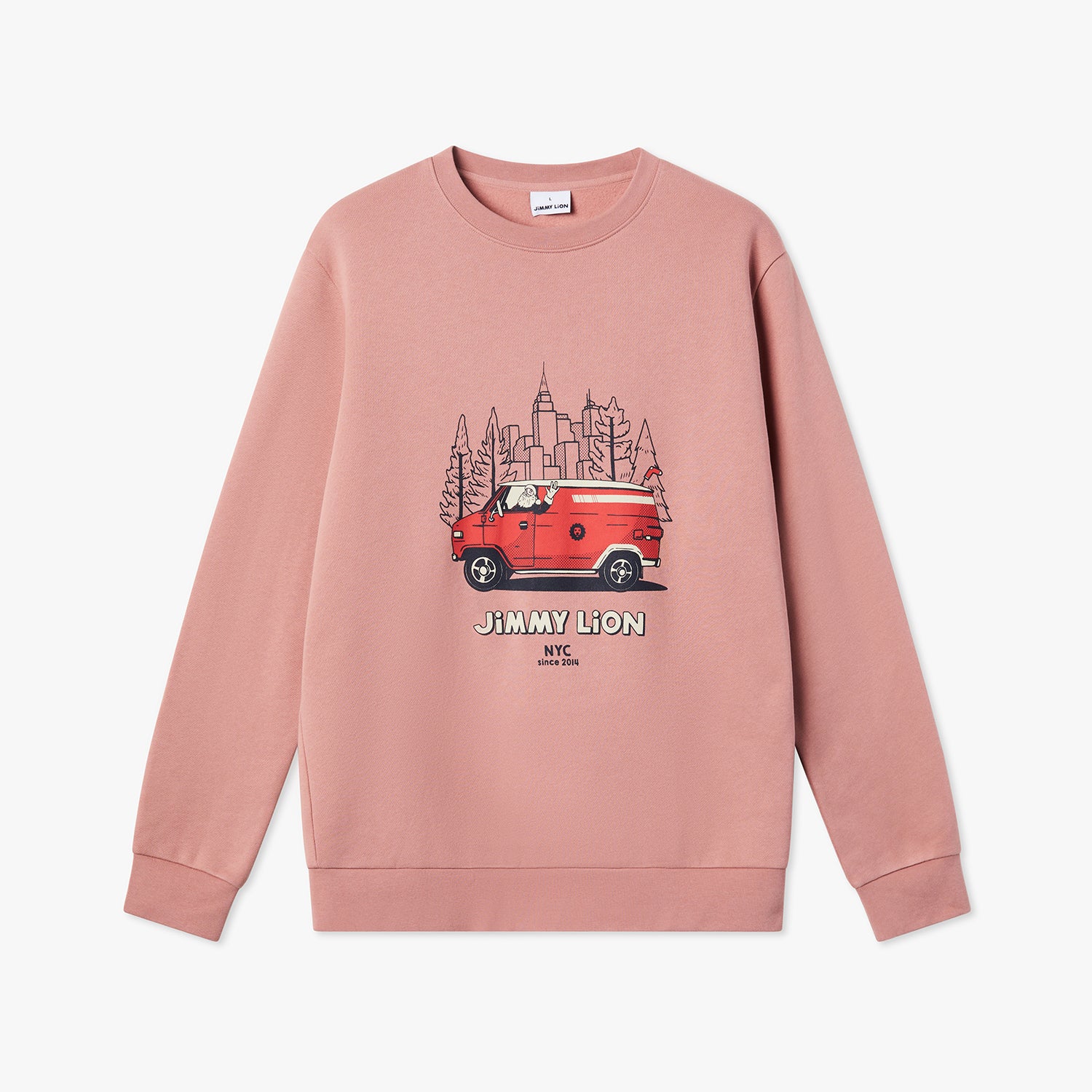 Holiday Sweat Van - Pink