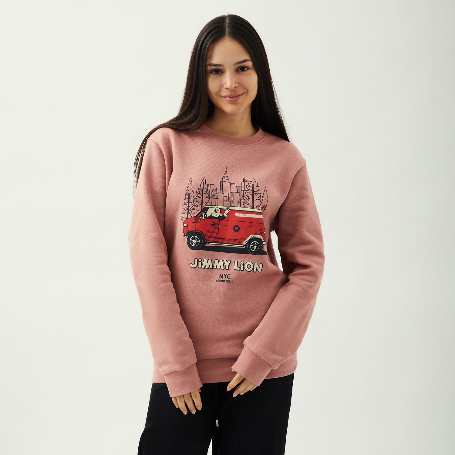 Holiday Sweat Van - Pink (3)
