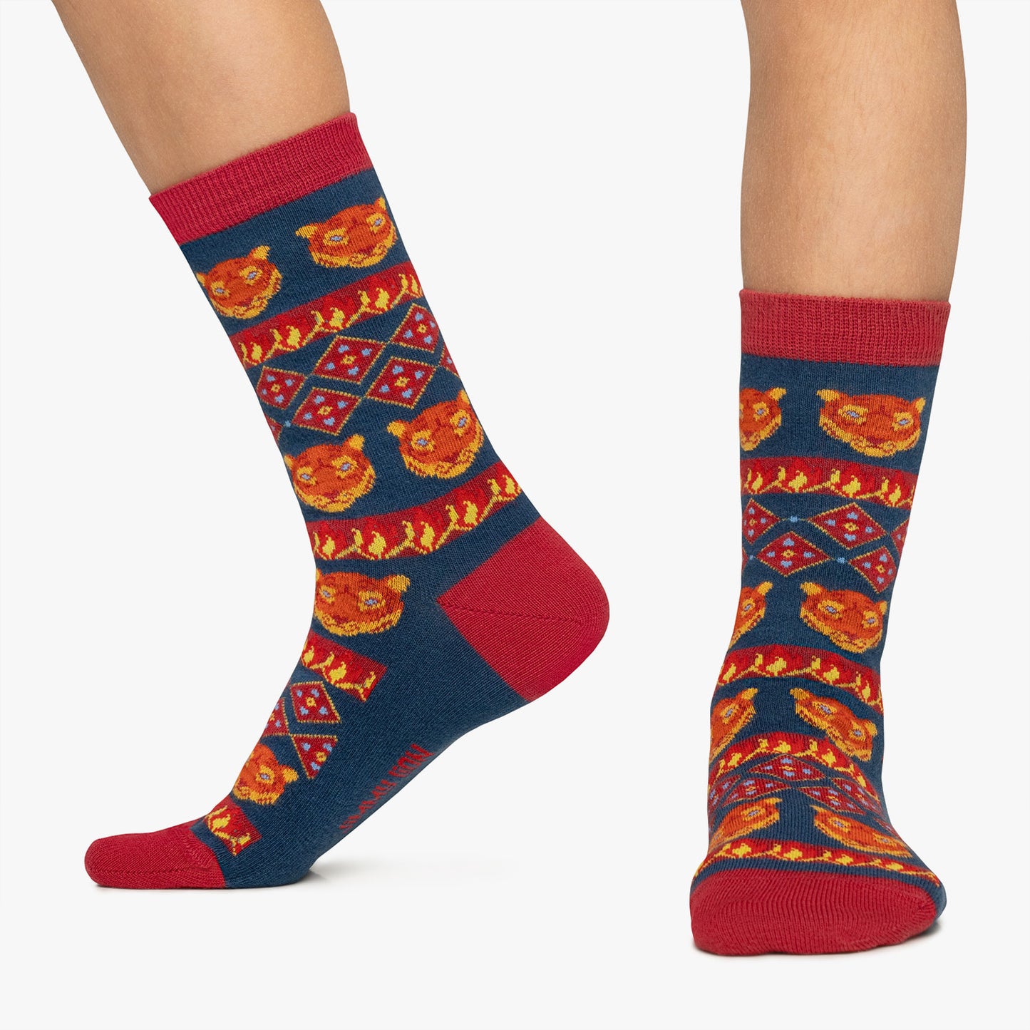 Kids Flaming Tiger - Blue (2)