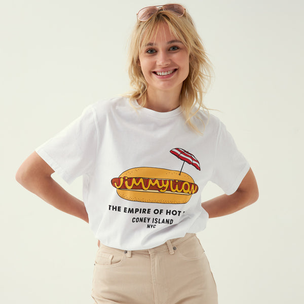 The Empire of Hot Dog - White