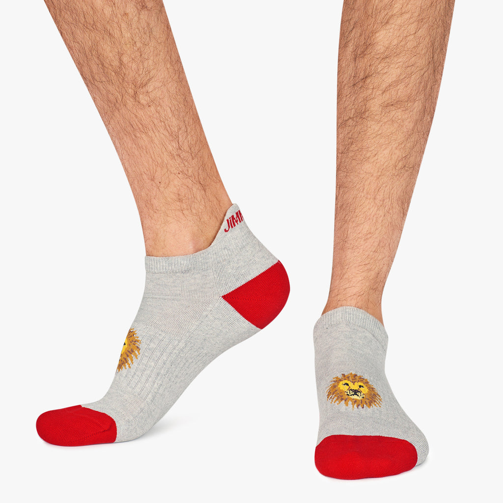 Ankle Athletic Lion - Grey (1)