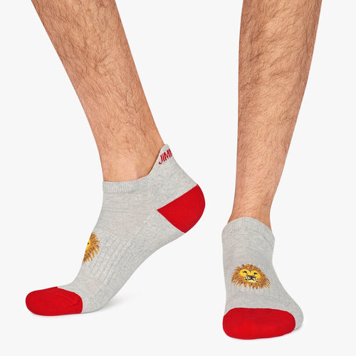 Ankle Athletic Lion - Grey (1)